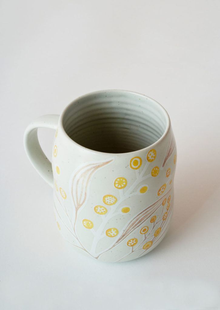 ANGUS & CELESTE - EVERYDAY MUGS TWO SET - WATTLE
