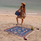 WANDERING FOLK - EYE OF THE PICNIC RUG - LAGOON
