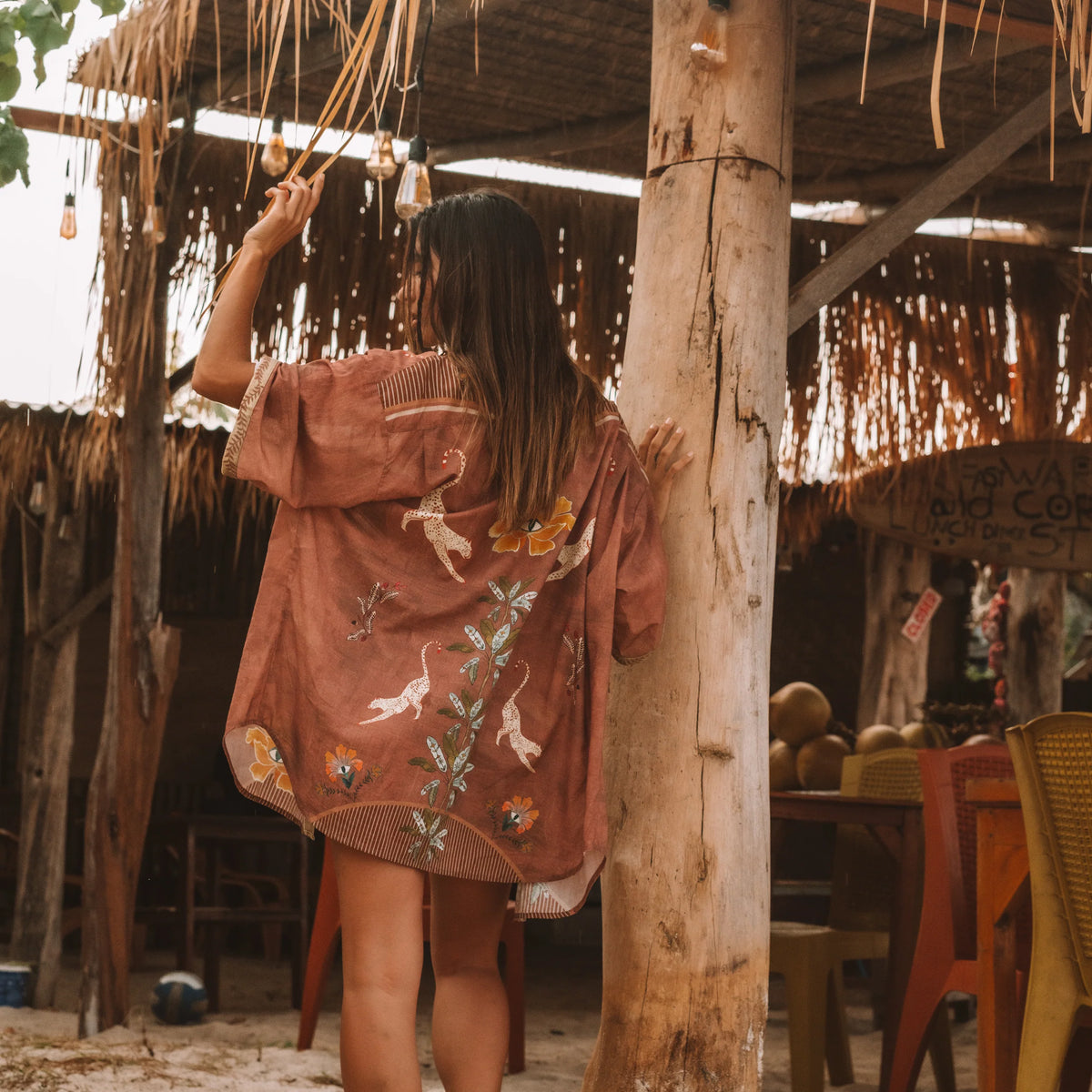 WANDERING FOLK - EYE OF THE JUNGLE SHIRT- HAZEL