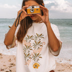 WANDERING FOLK - EYE OF THE JUNGLE TEE SHIRT - WHITE