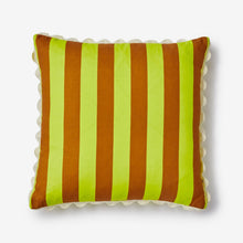 Load image into Gallery viewer, BONNIE &amp; NEIL - 60CM CUSHION - BOLD STRIPE LIME
