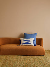 Load image into Gallery viewer, BONNIE &amp; NEIL - 60CM CUSHION - PINSTRIPE BLUE

