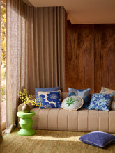 Load image into Gallery viewer, BONNIE &amp; NEIL - 60CM CUSHION - PINSTRIPE BLUE
