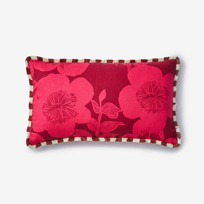 BONNIE & NEIL - 75X45CM CUSHION - JARDIN CERISE