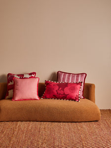 BONNIE & NEIL - 75X45CM CUSHION - JARDIN CERISE