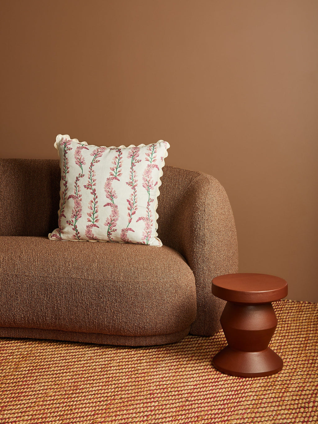 BONNIE & NEIL - PENNY LINEN CUSHION 60CM - PINK