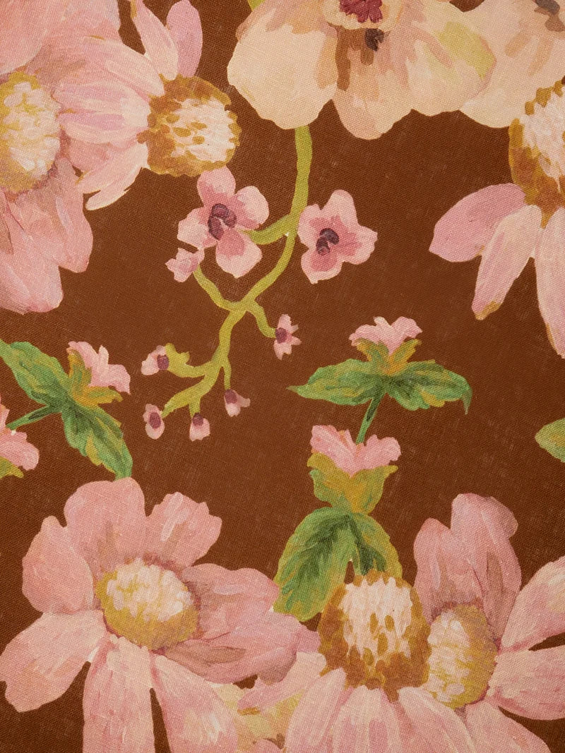BONNIE & NEIL - PRAIRIE 60CM CUSHION - COCOA