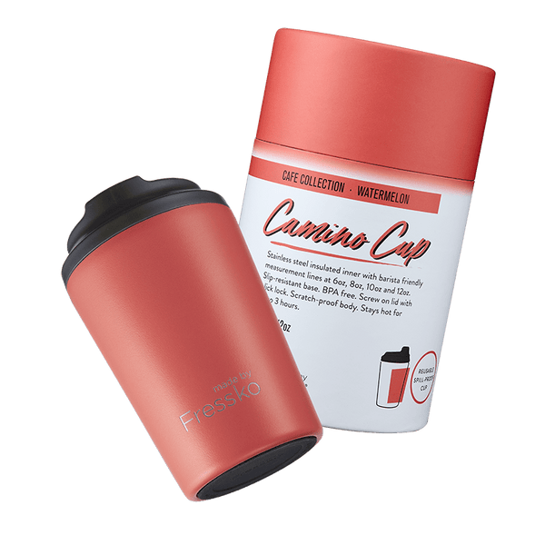 MADE BY FRESSKO - CAMINO REUSABLE COFFEE CUP 340ML/12OZ - WATERMELON