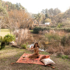 WANDERING FOLK - FLOURISH PICNIC RUG - SIENNA