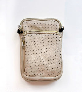 SALTY SAFARI - LULU PHONE POUCH - TAN