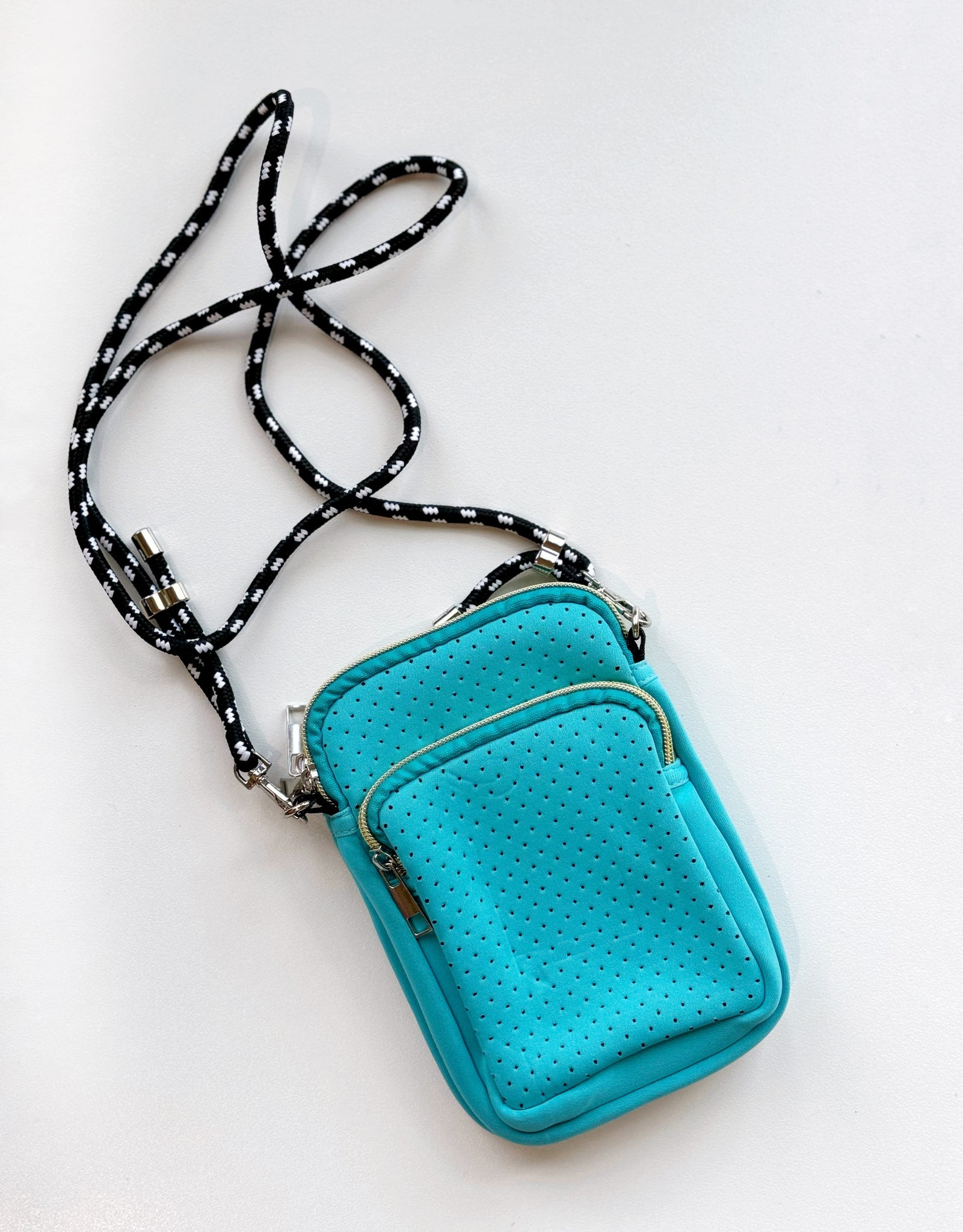 SALTY SAFARI - LULU PHONE POUCH - TURQUOISE