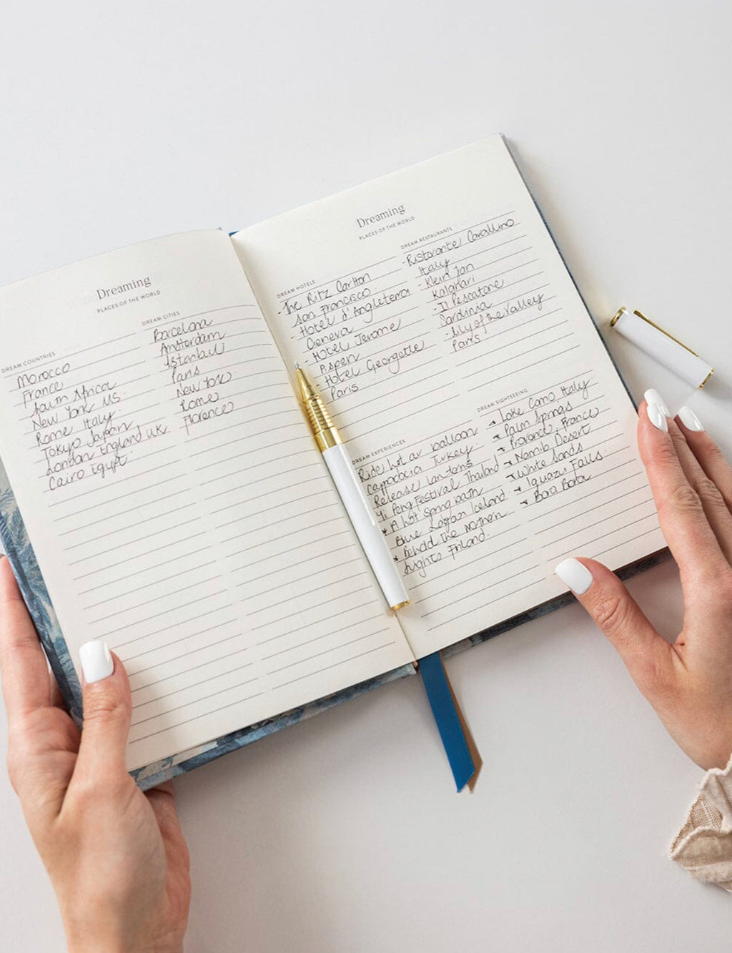 BESPOKE LETTERPRESS - TRAVEL PLANNER JOURNAL