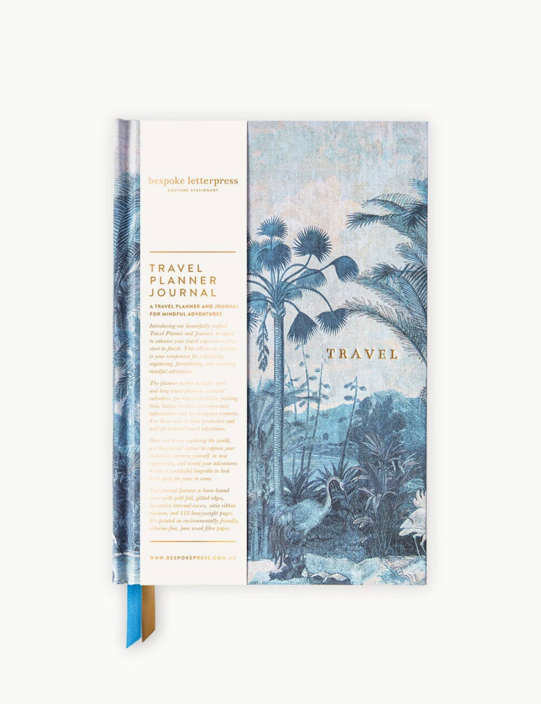 BESPOKE LETTERPRESS - TRAVEL PLANNER JOURNAL