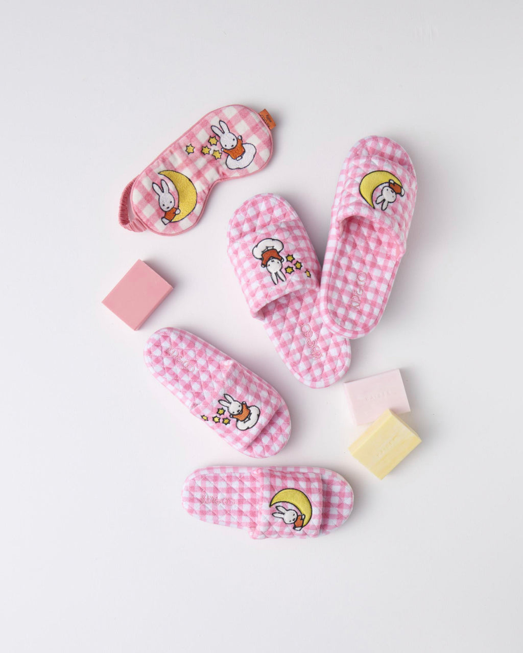 KIP & CO x MIFFY - MIFFY QUILTED VELVET ADULT SLIPPERS