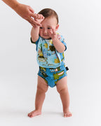 KIP & CO - ORGANIC COTTON BIB - REEF LIFE