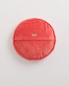 KIP & CO - VELVET PEA CUSHION - WATERMELON