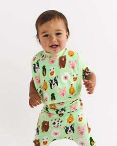 KIP & CO - ORGANIC COTTON BIB - FARM FRIENDS