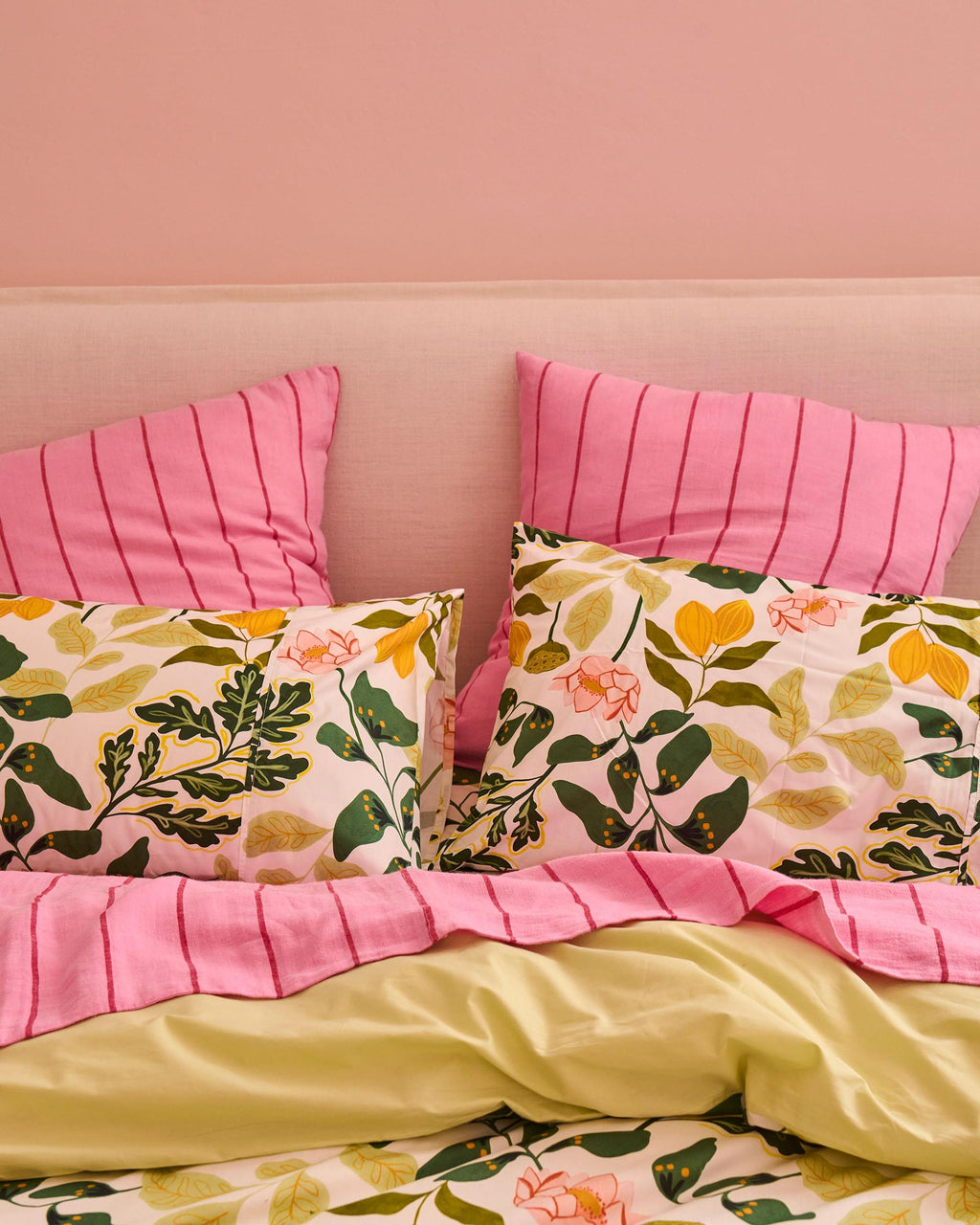 KIP & CO - ORGANIC COTTON PILLOWCASES 2P STD - WANDER