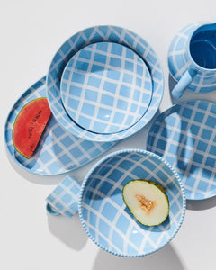 KIP & CO - FRUIT BOWL - BLUE BIRD TARTAN