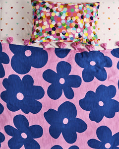 KIP & CO - ORGANIC COTTON PILLOWCASE 1P SINGLE - CONFETTI PINK