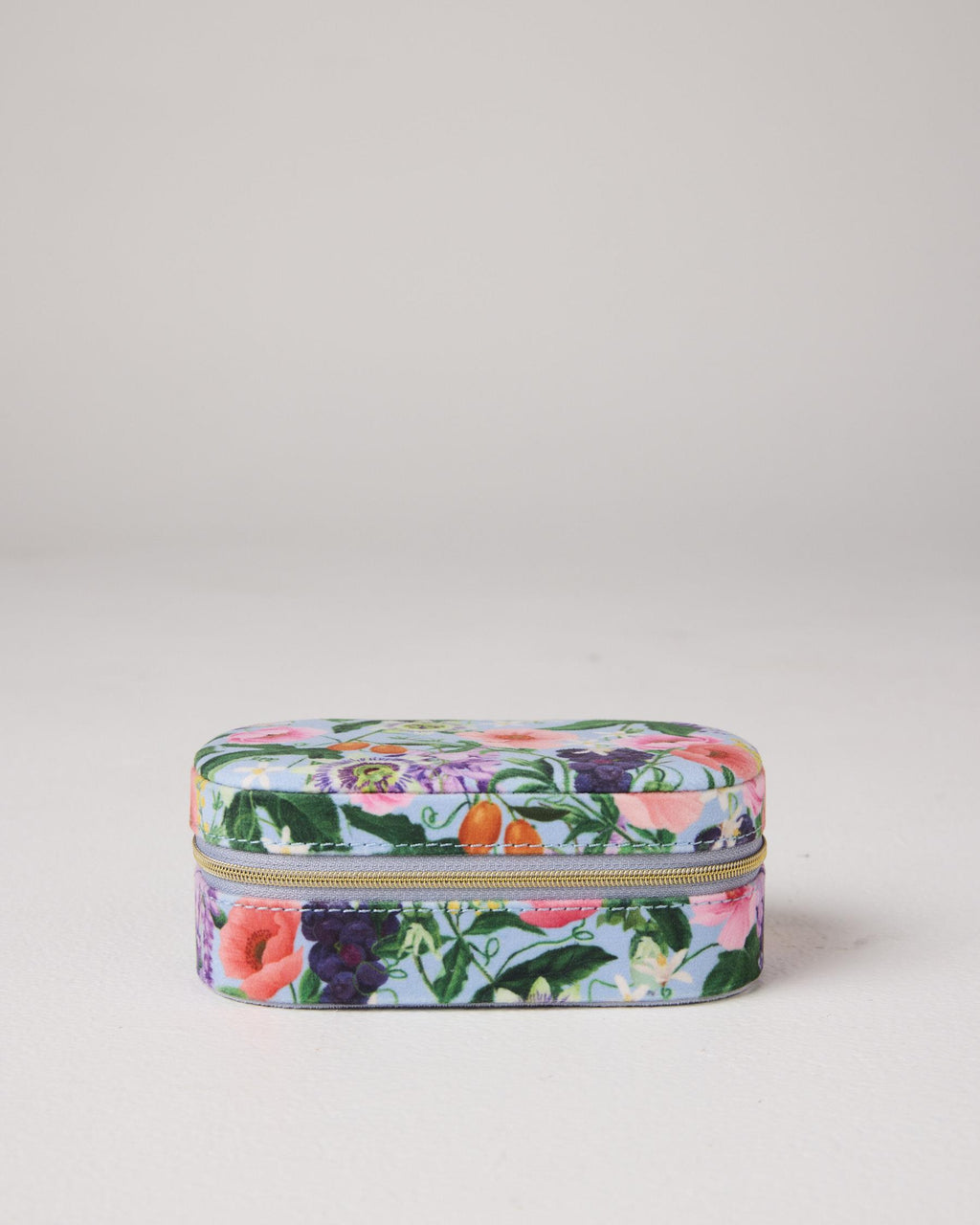 KIP & CO - TRAVEL VELVET JEWELLERY BOX - SPRING IN THE AIR