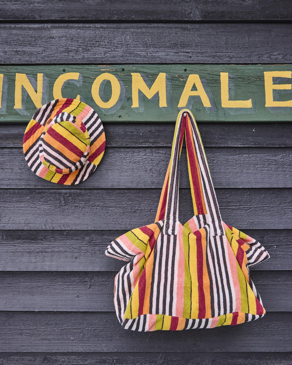 KIP & CO - TERRY OVERSIZED BEACH BAG - CASABLANCA STRIPE