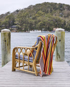 KIP & CO - TERRY BEACH TOWEL - CASABLANCA STRIPE
