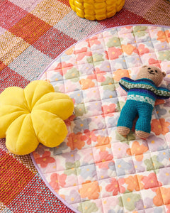KIP & CO - ORGANIC COTTON QUILTED PLAY MAT - PAPER DAISY
