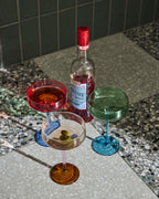 KIP & CO - MARGARITA GLASS 2P SET - PISTACHIO CRUSH