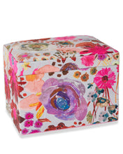 Load image into Gallery viewer, KIP &amp; CO - LARGE VELVET JEWELLERY BOX - FIELD OF DREAMS SILVER
