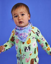 Load image into Gallery viewer, KIP &amp; CO - ORGANIC LONG SLEEVE ZIP ROMPER - FARM FRIENDS
