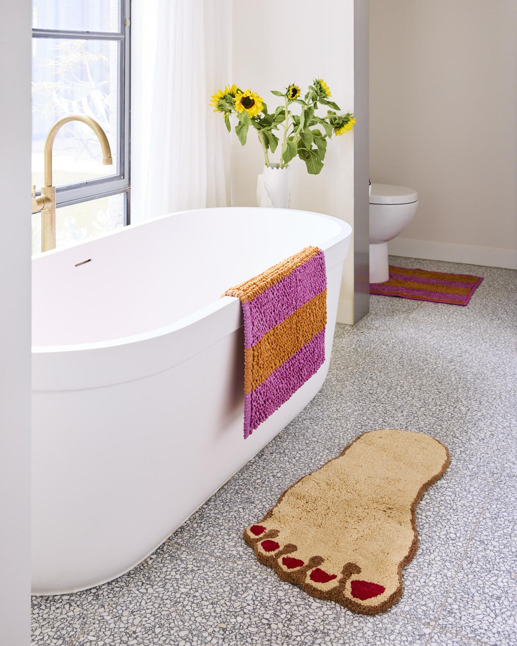 KIP & CO - BATH MAT - FUN TIMES STRIPE