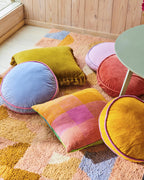 KIP & CO - VELVET PEA CUSHION - WATERMELON