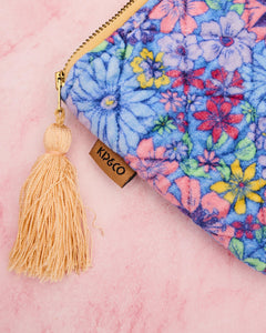 KIP & CO - VELVET COSMETIC PURSE - BUNCH OF FUN