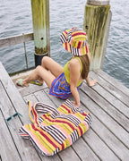 KIP & CO - TERRY OVERSIZED BEACH BAG - CASABLANCA STRIPE
