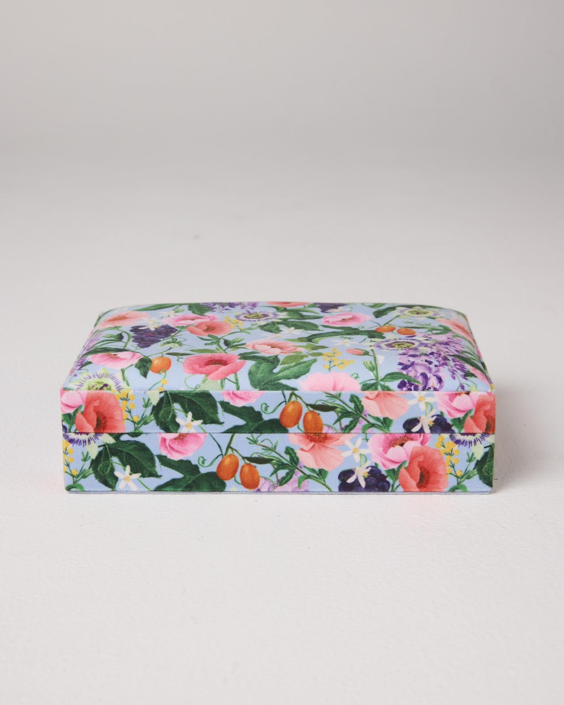 KIP & CO - SMALL VELVET JEWELLERY BOX - SPRING IN THE AIR