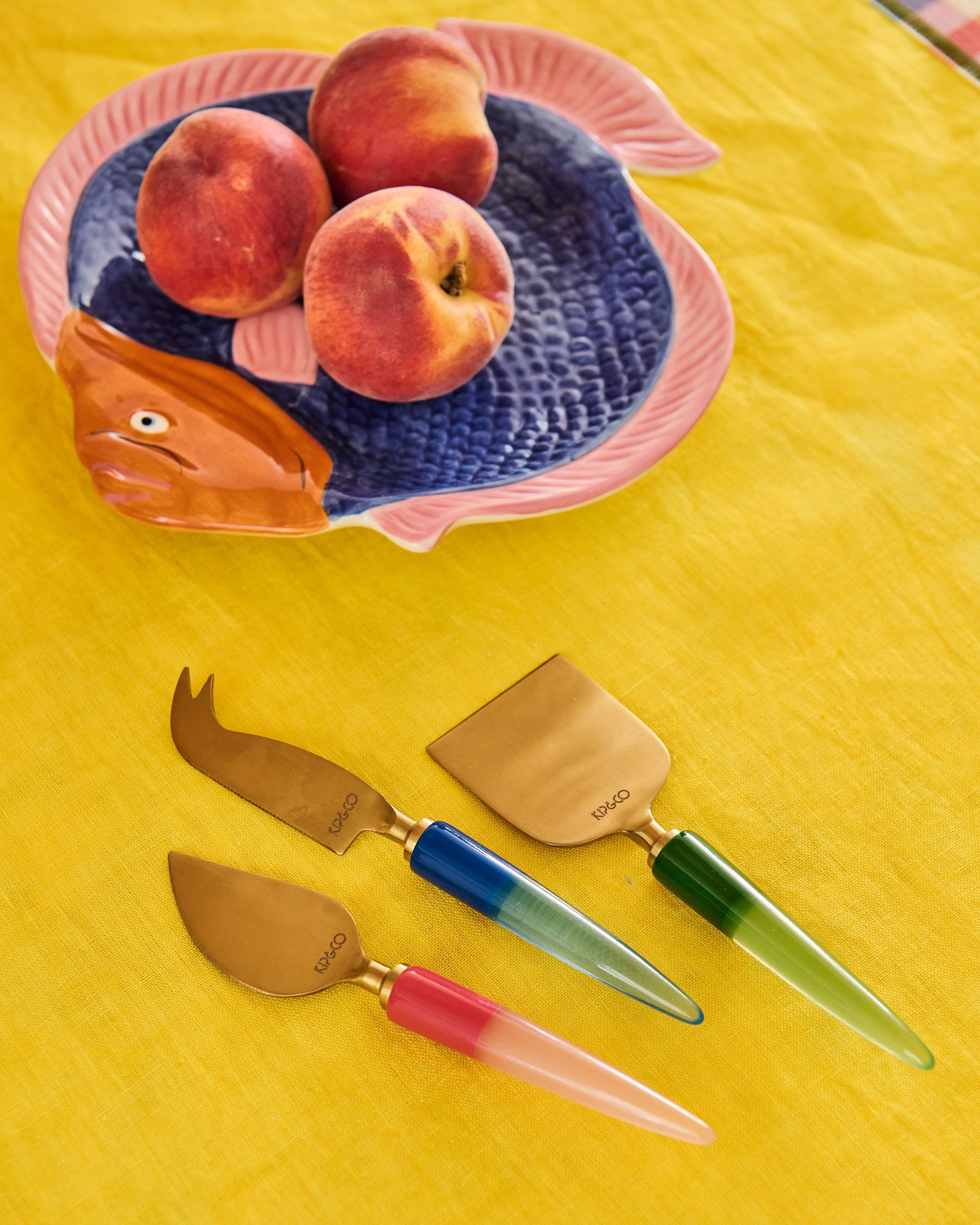 KIP & CO - CHEESE KNIFE SET - BEJEWELLED