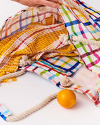 KIP & CO - BEACH BAG - PICNIC CHECK