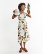 KIP & CO - LINEN APRON - BOUQUET BEAUTY