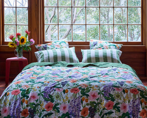KIP & CO - ORGANIC COTTON QUILT COVER - SPRING IN THE AIR