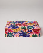 KIP & CO - SMALL VELVET JEWELLERY BOX - WILD FLOWERS IN BLOOM