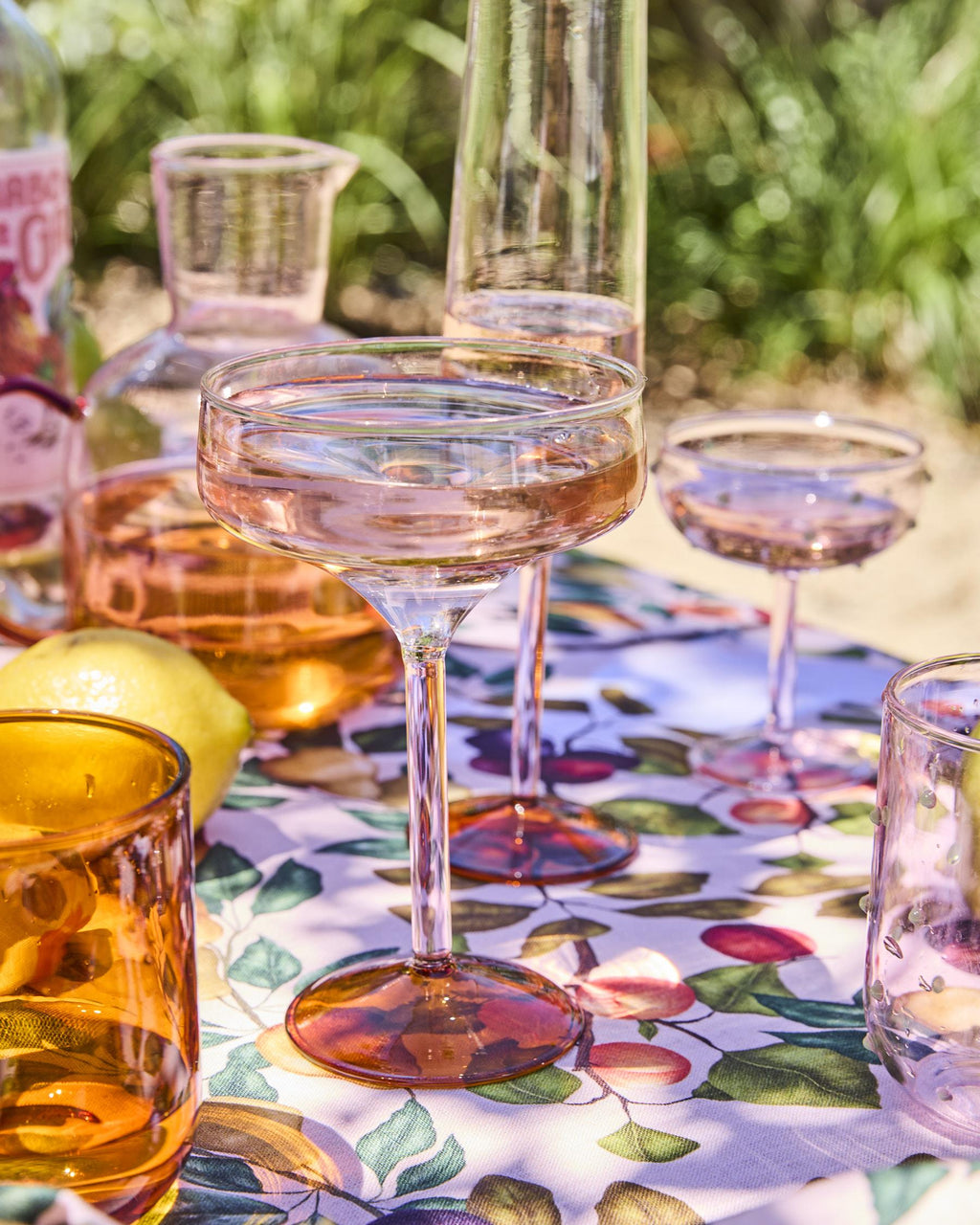 KIP & CO - MARGARITA GLASS 2P SET - MARSHMALLOW AND MARMALADE