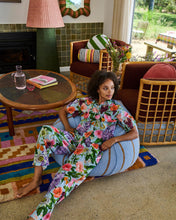 Load image into Gallery viewer, KIP &amp; CO - ORANIC COTTON SHORT SLEEVE SHIRT &amp; PANT PYJAMA SET - SPRING IN THE AIR
