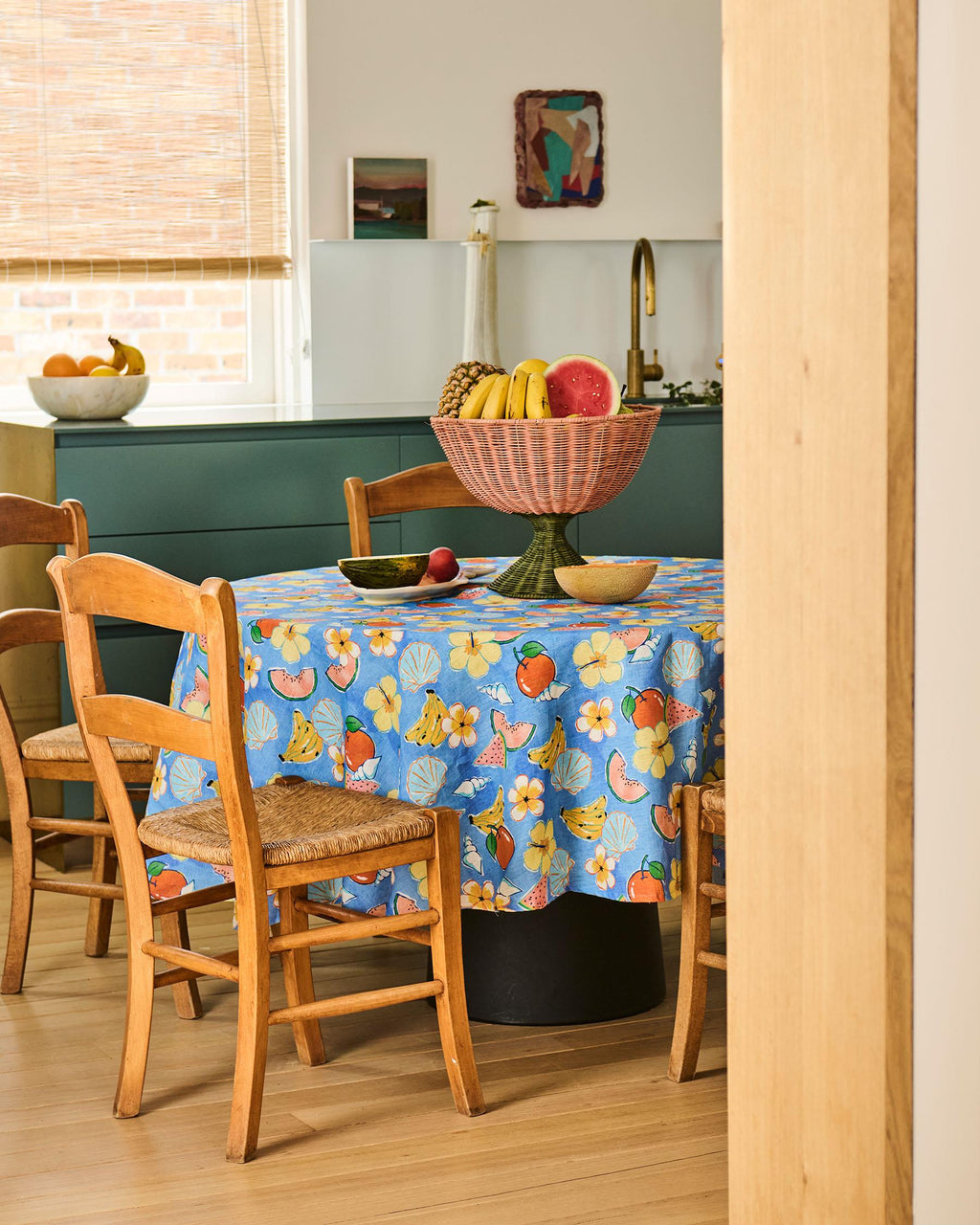 KIP & CO - RATTAN FRUIT BOWL STAND - PORTOFINO