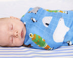 KIP & CO - BAMBOO SWADDLE - FARM FRIENDS