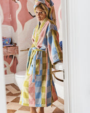 Load image into Gallery viewer, KIP &amp; CO - S/M TERRY BATH ROBE - CORFU TARTAN
