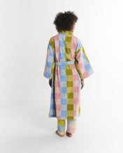 Load image into Gallery viewer, KIP &amp; CO - S/M TERRY BATH ROBE - CORFU TARTAN
