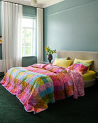 KIP & CO - ORGANIC COTTON QUILTED PILLOWCASES 2P STD - PONZA TARTAN