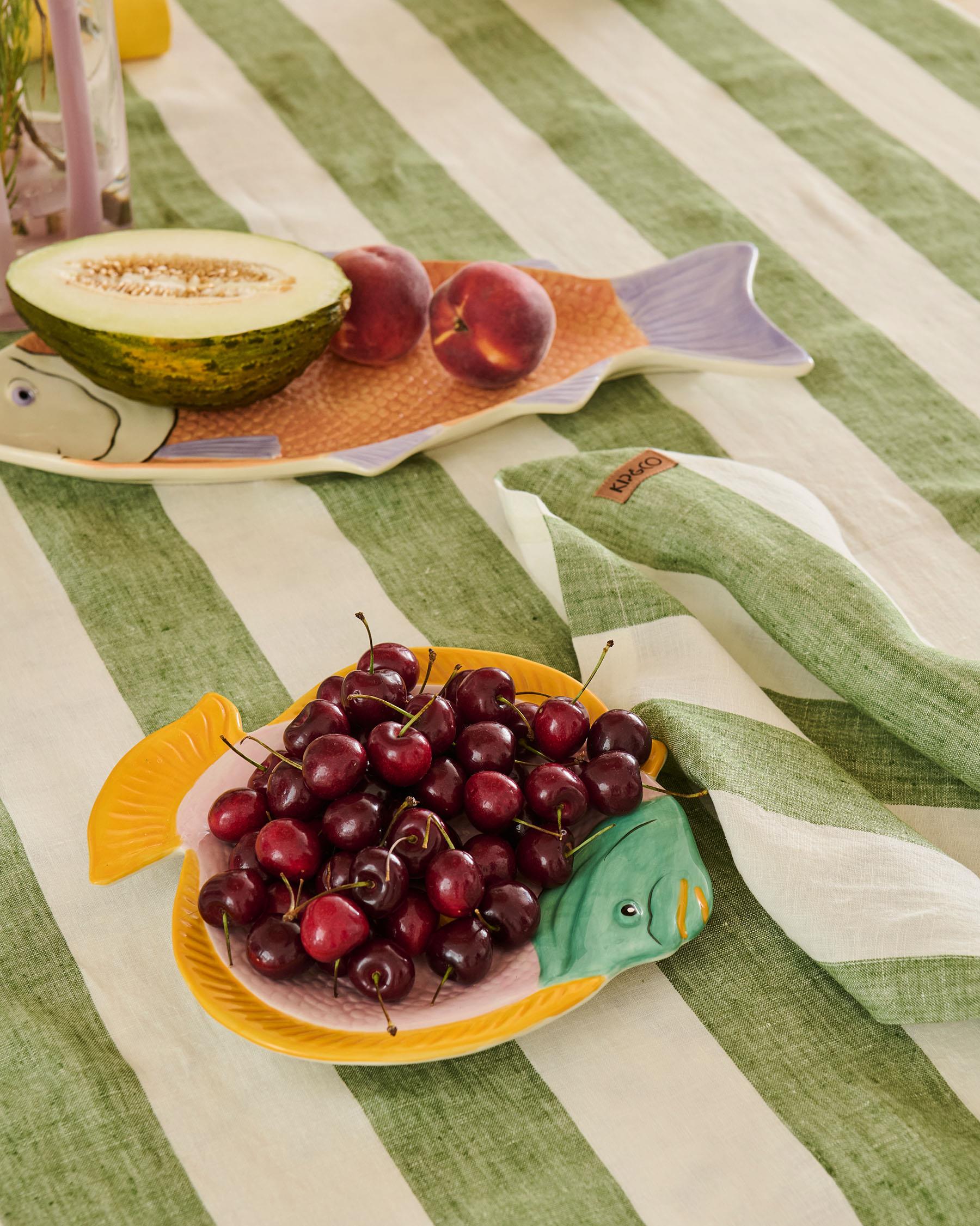 KIP & CO - FISH SERVING DISH - CORAL BAY