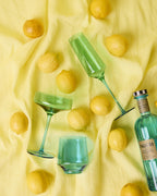 KIP & CO - CHAMPAGNE GLASS 2P SET - PISTACHIO CRUSH